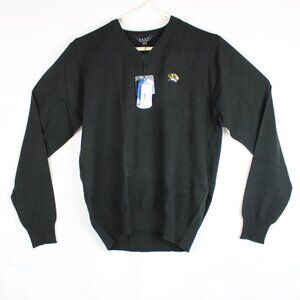 New Missouri Tigers V-Neck Sweater Mens Size Medium Mizzou Pullover Black NWT